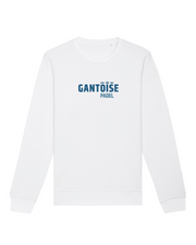 Padel Gantoise unisex sweater white